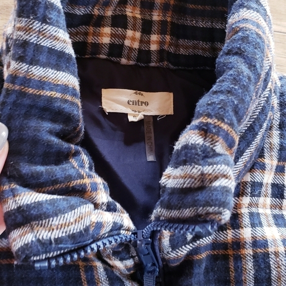 Entro New Haven Plaid Vest Womens - Picture 5 of 8